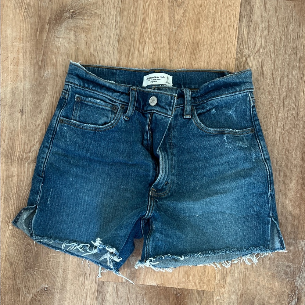 Abercrombie & Fitch Blue Jean Shorts